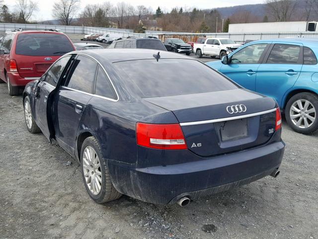 WAUDH74F07N055530 - 2007 AUDI A6 3.2 QUA BLUE photo 3