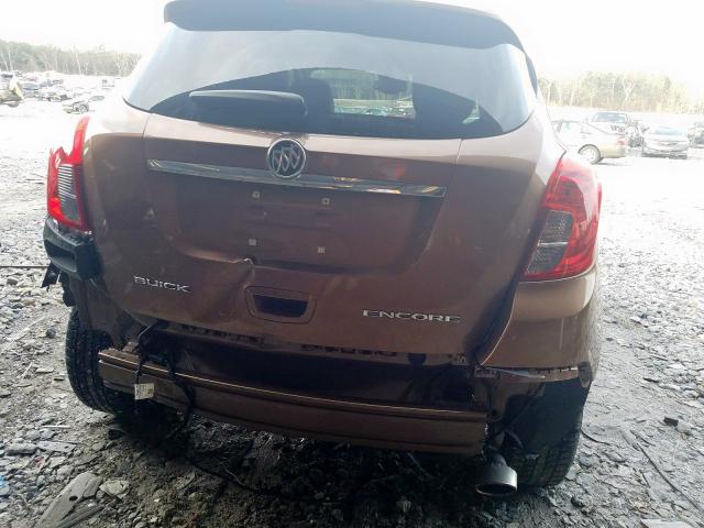 KL4CJCSB8GB657843 - 2016 BUICK ENCORE  photo 9