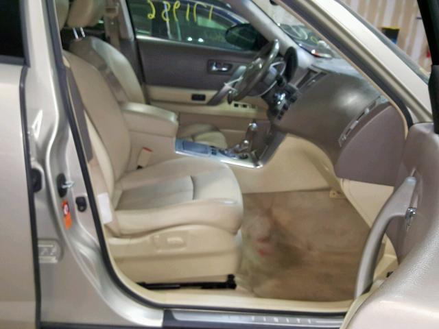 JNRAS08W67X207131 - 2007 INFINITI FX35 BEIGE photo 5