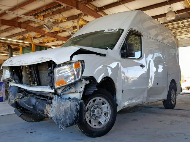 1N6BF0LY4GN805776 - 2016 NISSAN NV 2500 S WHITE photo 2