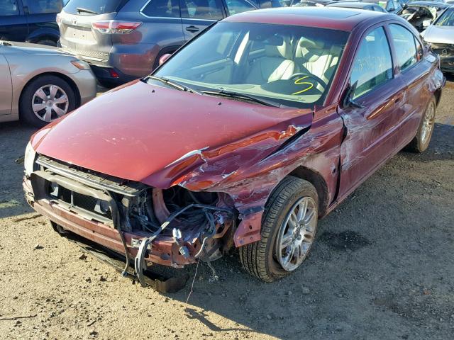 YV1RH592X82684101 - 2008 VOLVO S60 2.5T RED photo 2