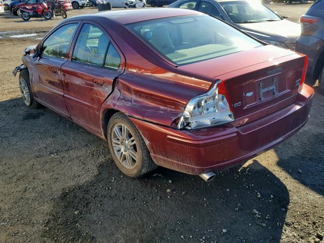 YV1RH592X82684101 - 2008 VOLVO S60 2.5T RED photo 3