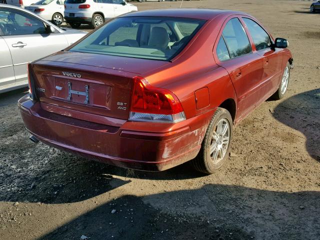 YV1RH592X82684101 - 2008 VOLVO S60 2.5T RED photo 4