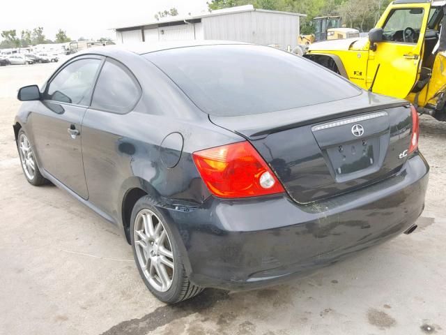 JTKDE177570182390 - 2007 TOYOTA SCION TC შავი ფოტო 3