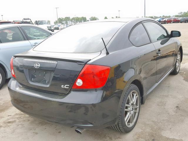 JTKDE177570182390 - 2007 TOYOTA SCION TC შავი ფოტო 4