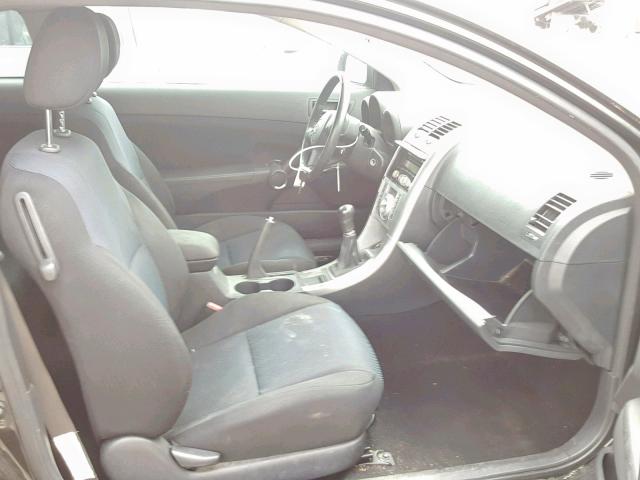 JTKDE177570182390 - 2007 TOYOTA SCION TC შავი ფოტო 5
