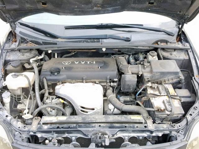 JTKDE177570182390 - 2007 TOYOTA SCION TC შავი ფოტო 7