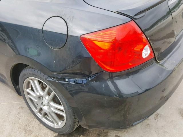 JTKDE177570182390 - 2007 TOYOTA SCION TC შავი ფოტო 9