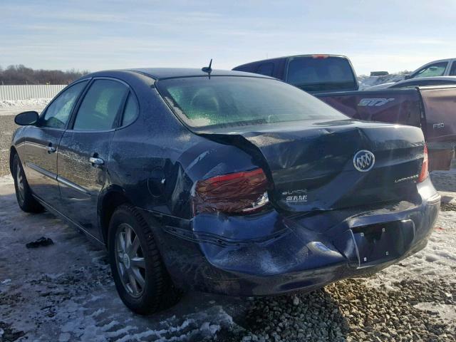 2G4WD582171243795 - 2007 BUICK LACROSSE C BLACK photo 3