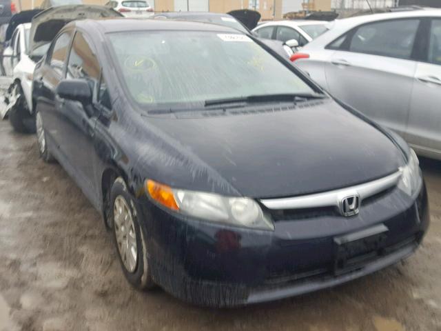 2HGFA16367H034823 - 2007 HONDA CIVIC DX BLACK photo 1