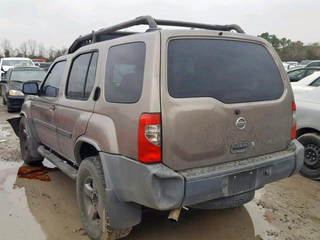 5N1ED28T03C678668 - 2003 NISSAN XTERRA XE TAN photo 3