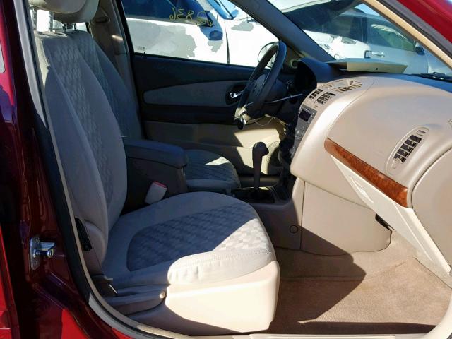 1G1ZT54844F139622 - 2004 CHEVROLET MALIBU LS BURGUNDY photo 5