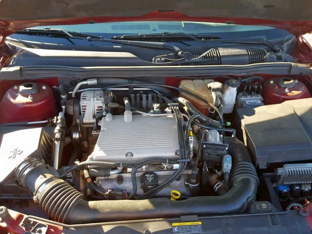 1G1ZT54844F139622 - 2004 CHEVROLET MALIBU LS BURGUNDY photo 7
