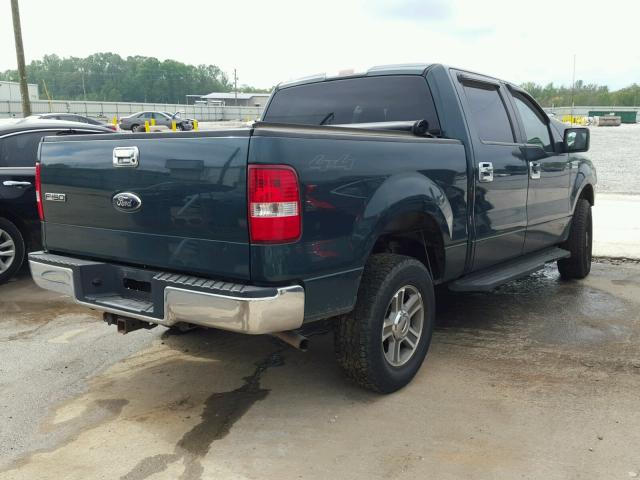 1FTPW14V77KB03939 - 2007 FORD F150 SUPER GREEN photo 4