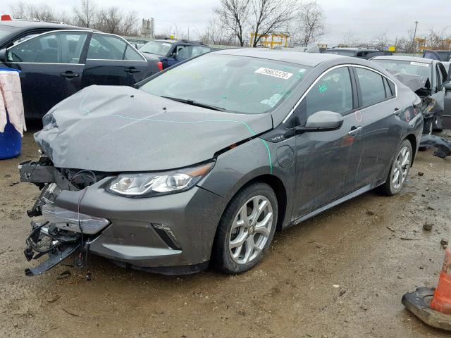 1G1RB6S55HU136926 - 2017 CHEVROLET VOLT PREMI GRAY photo 2