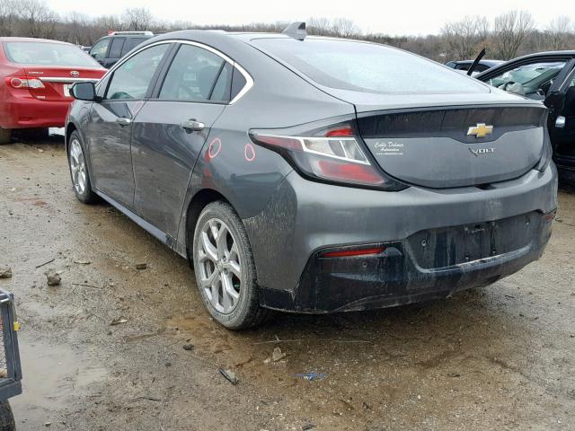 1G1RB6S55HU136926 - 2017 CHEVROLET VOLT PREMI GRAY photo 3