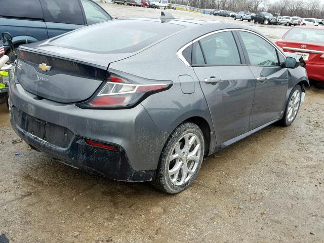 1G1RB6S55HU136926 - 2017 CHEVROLET VOLT PREMI GRAY photo 4