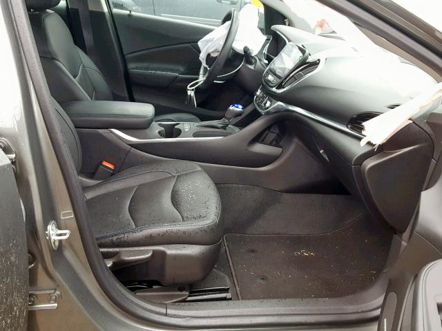 1G1RB6S55HU136926 - 2017 CHEVROLET VOLT PREMI GRAY photo 5