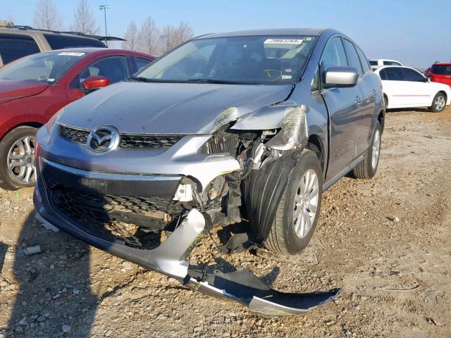 JM3ER2C58C0412225 - 2012 MAZDA CX-7 GRAY photo 2