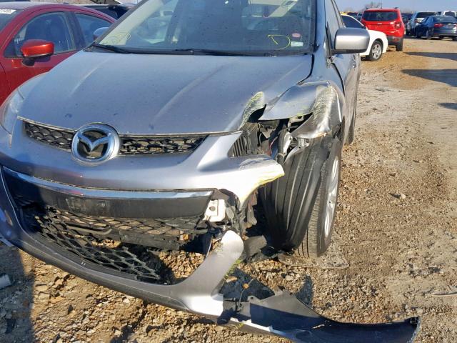 JM3ER2C58C0412225 - 2012 MAZDA CX-7 GRAY photo 9