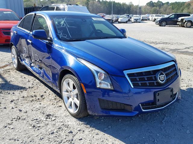 1G6AA5RA9E0108993 - 2014 CADILLAC ATS BLUE photo 1