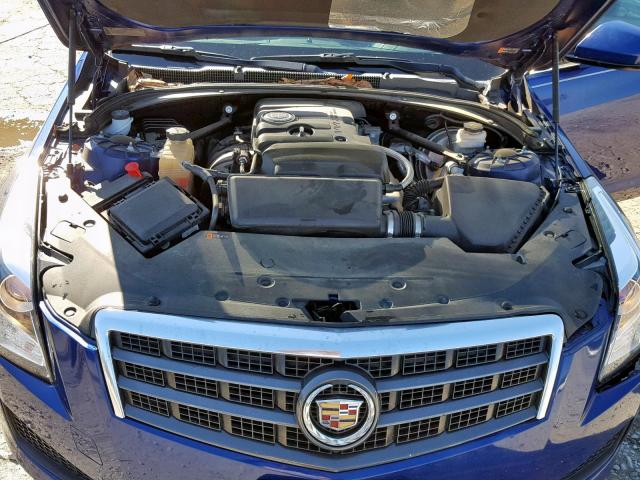 1G6AA5RA9E0108993 - 2014 CADILLAC ATS BLUE photo 7