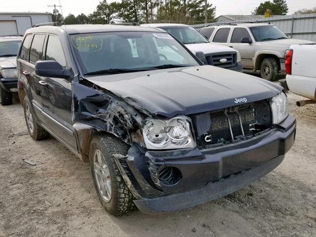 1J8GR48K27C540582 - 2007 JEEP GRAND CHER BLACK photo 1