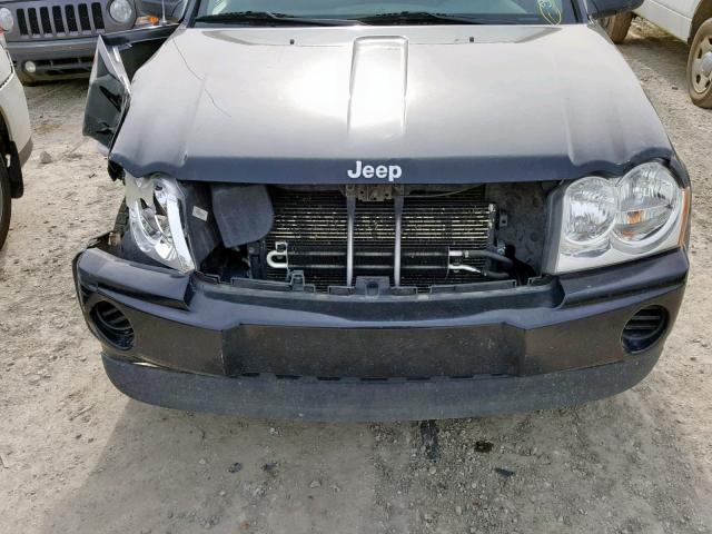 1J8GR48K27C540582 - 2007 JEEP GRAND CHER BLACK photo 7