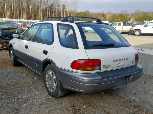 JF1GF4855VG802942 - 1997 SUBARU IMPREZA OU WHITE photo 3