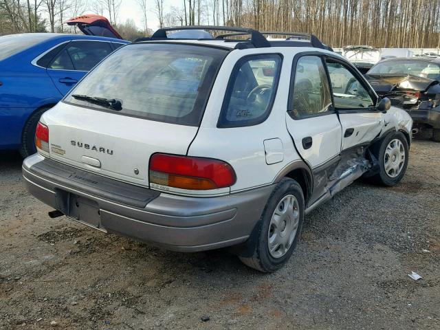 JF1GF4855VG802942 - 1997 SUBARU IMPREZA OU WHITE photo 4