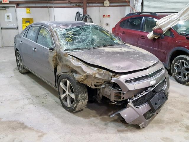 1G1ZC5E0XCF294876 - 2012 CHEVROLET MALIBU 1LT SILVER photo 1