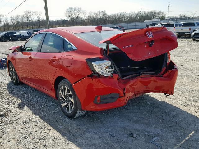 2HGFC2F78HH517024 - 2017 HONDA CIVIC EX RED photo 3