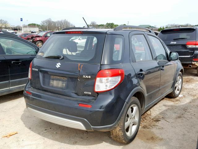 JS2YB413675103200 - 2007 SUZUKI SX4 BLACK photo 4