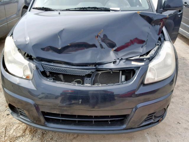 JS2YB413675103200 - 2007 SUZUKI SX4 BLACK photo 7