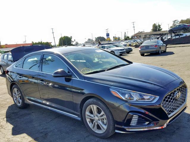 5NPE34AF3JH631496 - 2018 HYUNDAI SONATA SPO BLACK photo 1