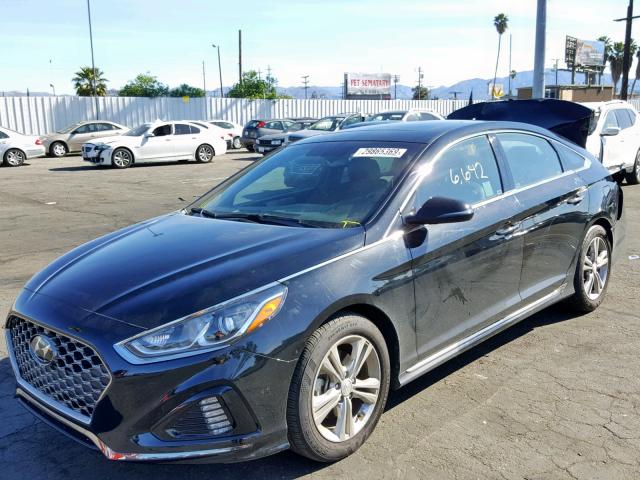 5NPE34AF3JH631496 - 2018 HYUNDAI SONATA SPO BLACK photo 2