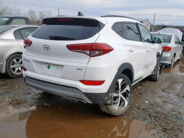 KM8J3CA24JU757101 - 2018 HYUNDAI TUCSON VAL WHITE photo 4