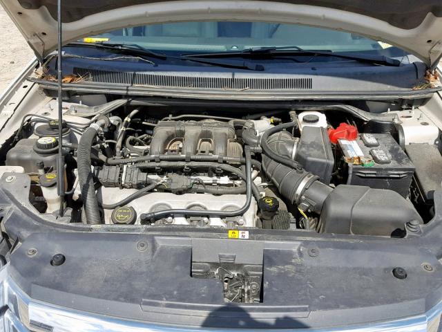 1FMDK06W18GA23132 - 2008 FORD TAURUS X L CREAM photo 7