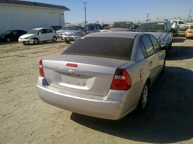 1G1ZS58FX7F305450 - 2007 CHEVROLET MALIBU LS SILVER photo 4