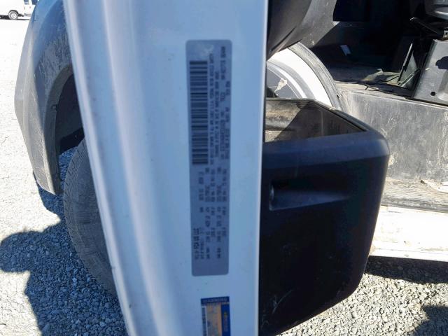 3C6TRVAG6HE531628 - 2017 RAM PROMASTER WHITE photo 10
