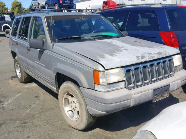 1J4GZ58S2TC161129 - 1996 JEEP GRAND CHER GRAY photo 1