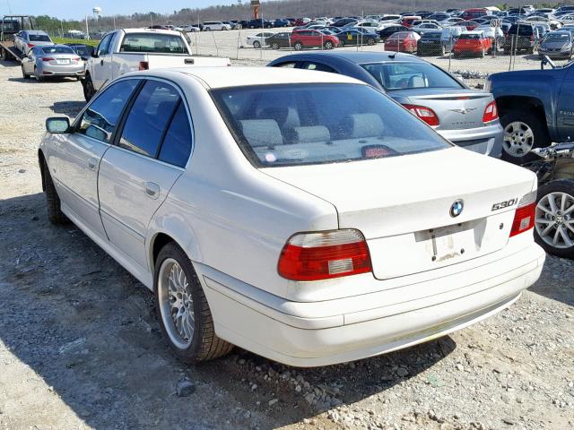 WBADT63422CH95869 - 2002 BMW 530I WHITE photo 3