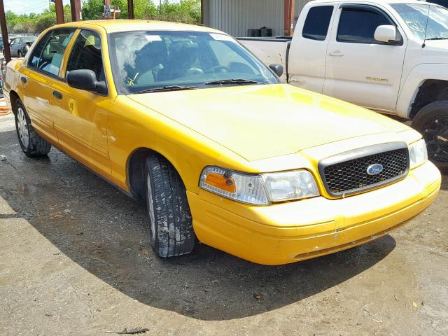 2FABP7AV9BX161917 - 2011 FORD CROWN VICT YELLOW photo 1