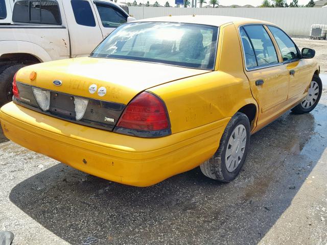 2FABP7AV9BX161917 - 2011 FORD CROWN VICT YELLOW photo 4