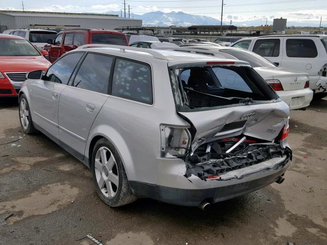 WAUVT58E73A318347 - 2003 AUDI A4 3.0 AVA SILVER photo 3