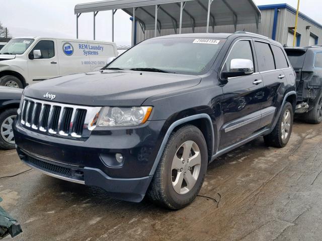 1J4RR5GT9BC562582 - 2011 JEEP GRAND CHER BLACK photo 2