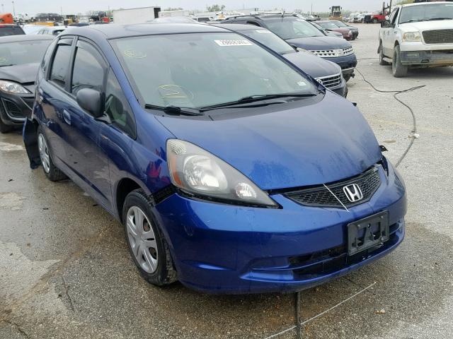 JHMGE8H37BC027919 - 2011 HONDA FIT BLUE photo 1