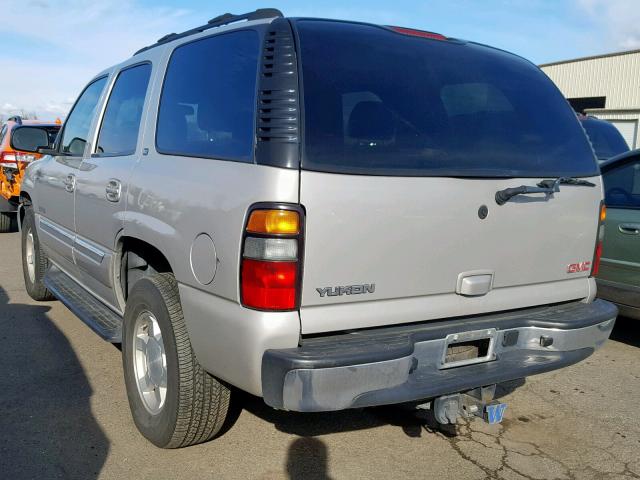 1GKEK13Z84J214772 - 2004 GMC YUKON SILVER photo 3