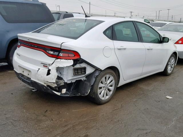 1C3CDFDH7FD369741 - 2015 DODGE DART SE AE WHITE photo 4