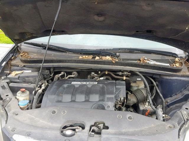 5FNRL38467B045978 - 2007 HONDA ODYSSEY EX BLUE photo 7